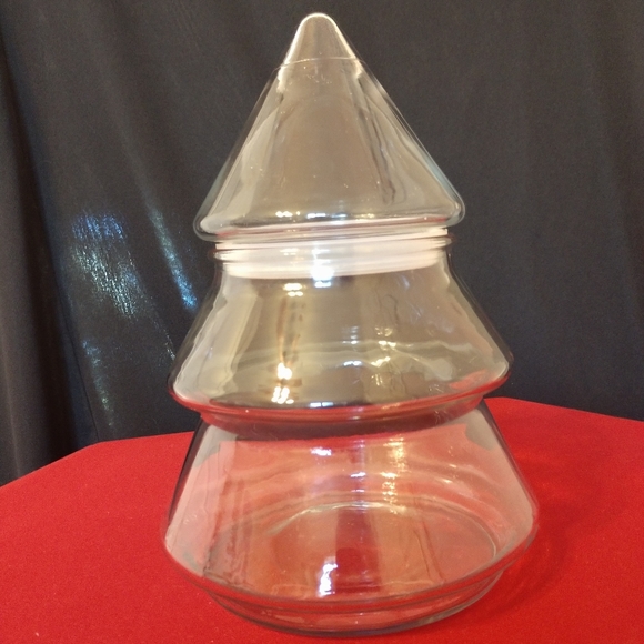 Anchor Hocking Holiday Vintage Anchor Hocking Glass Christmas Tree